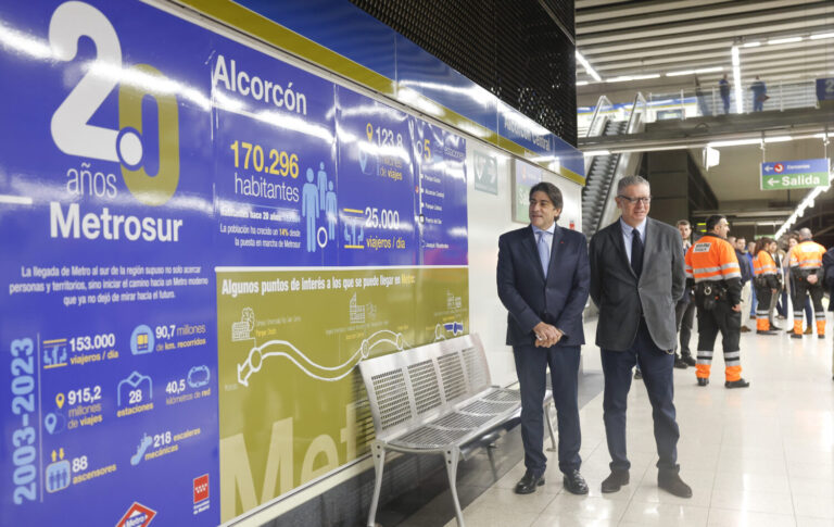 MetroSur sopla las velas: 20 años de la red del sur de Madrid