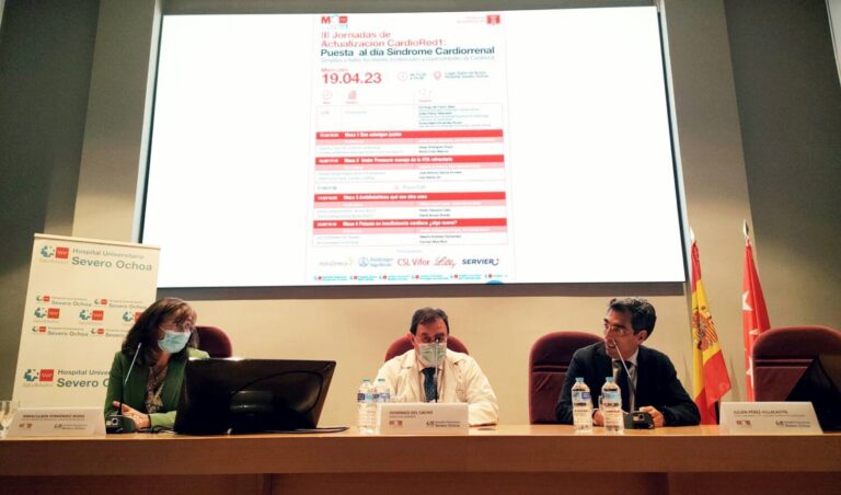 El Hospital Severo Ochoa y CardioRed1 exponen los últimos avances sobre el Síndrome Cardiorrenal