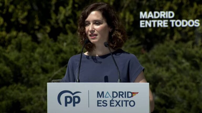 Isabel Díaz Ayuso en Leganés: «Lo público, gestionado por la izquierda, ha sido un rotundo fracaso»