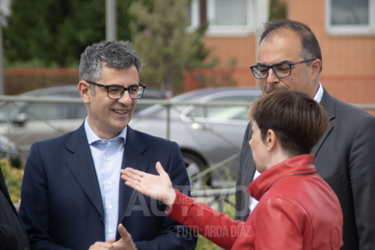 Félix Bolaños acude a Leganés para hablar de vivienda pero el PSOE evita debatir