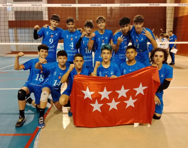 Grandes éxitos de la cantera del Voleibol Leganés en el Campeonato de España