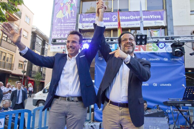 Fernández-Lasquetty apadrina la lista del PP de Leganés con Miguel Ángel Recuenco a la cabeza