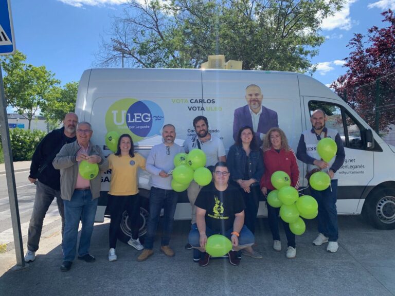 ULEG presenta su furgoneta electoral para el 28M: La Ulegoneta