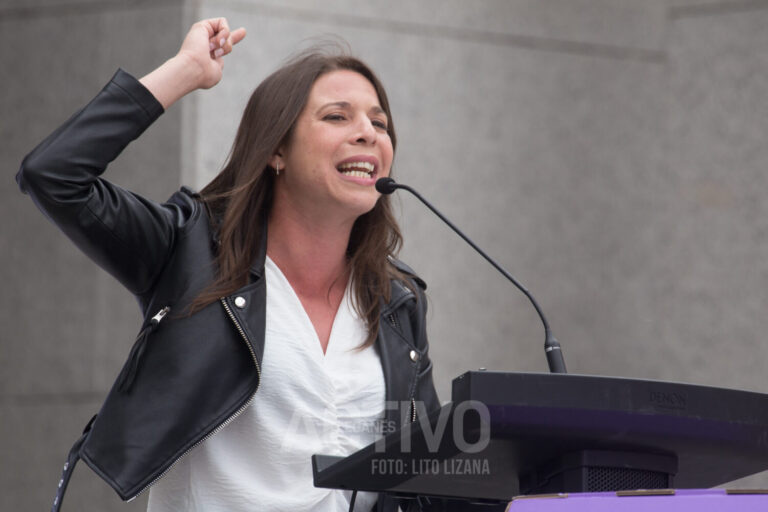 Alba Pulido (Podemos) arremete contra el PSOE Leganés: «¡Llorente, escucha…!»