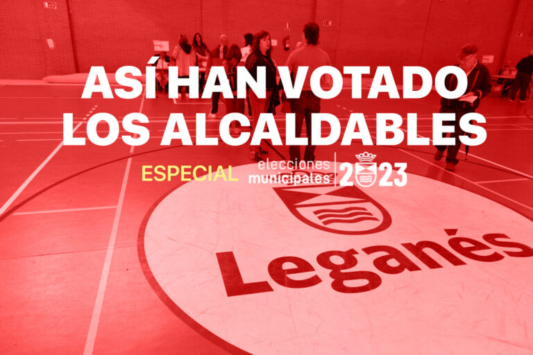 Los candidatos a la alcaldía de Leganés votan desde primera hora