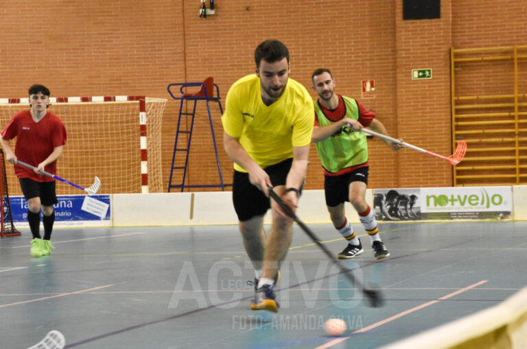 La selección española de Floorball se prepara en Leganés