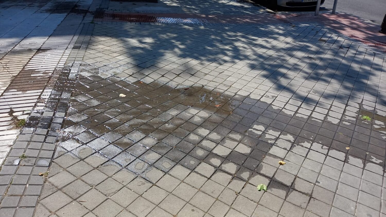 rotura tubería garaje zarzaquemada