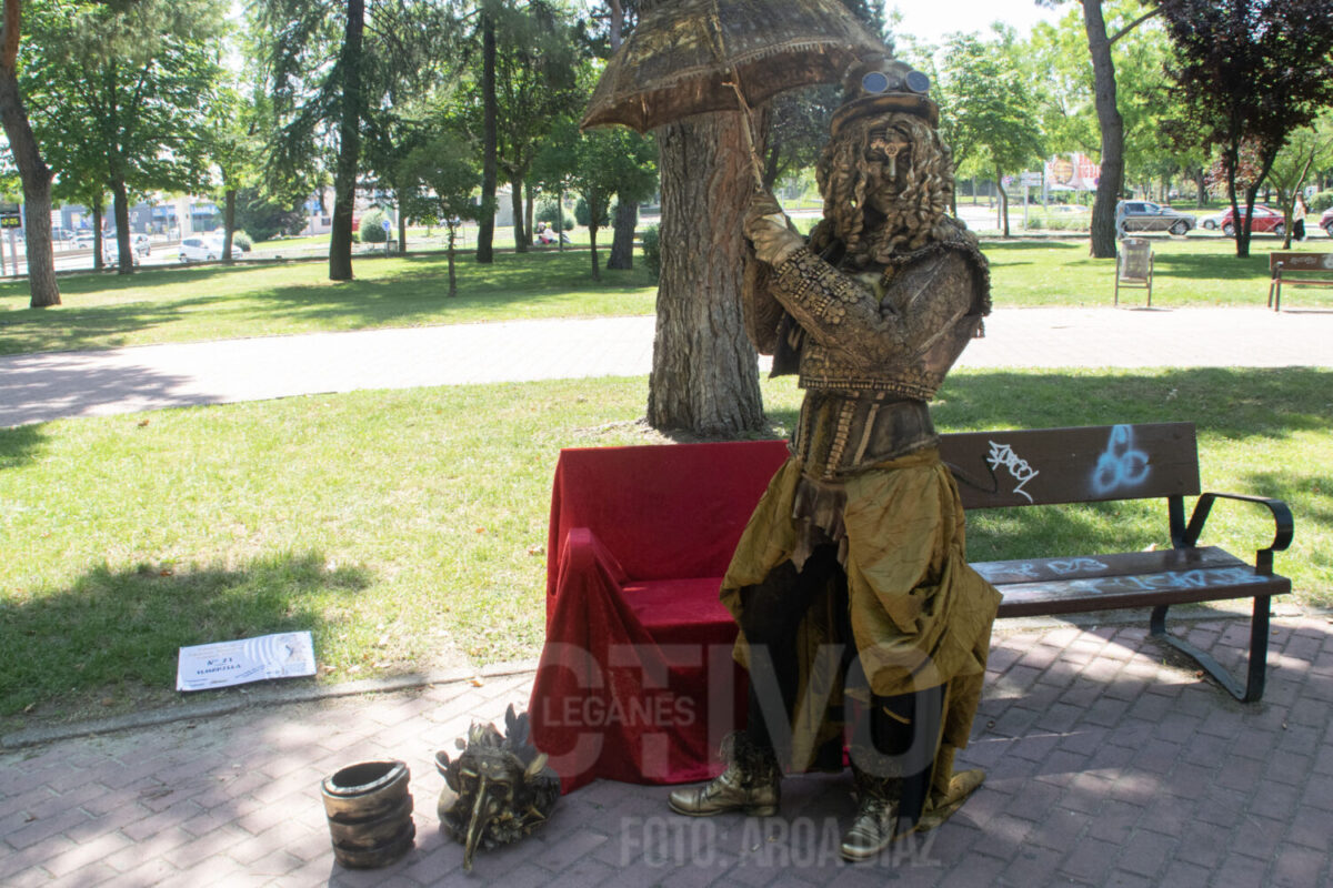 estatuas humanas leganes