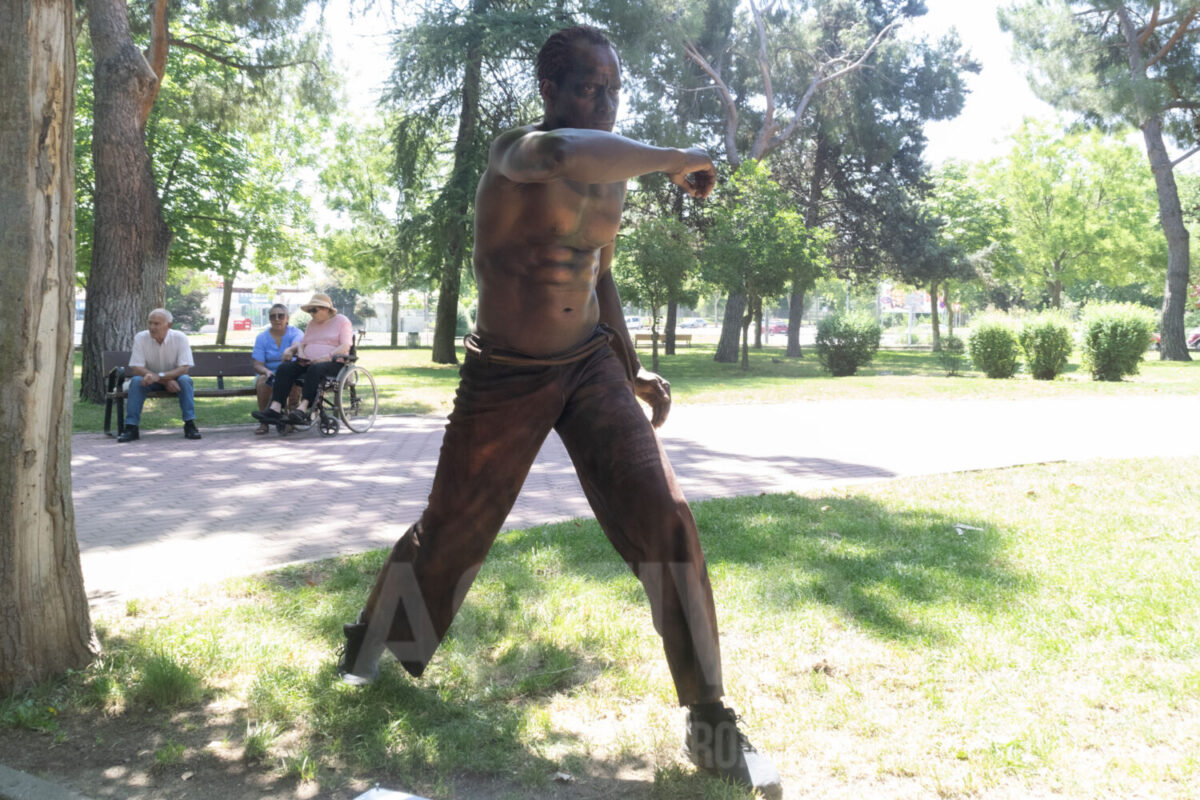 estatuas humanas leganes