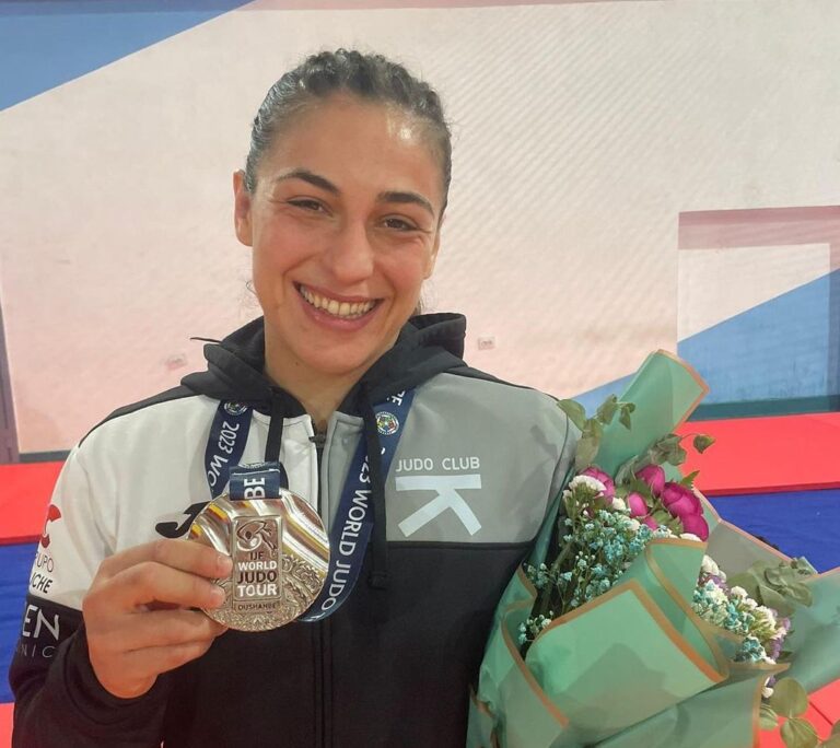 Sarai Padilla se alza con la plata en el GP Dushanbe de judo