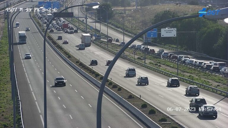 Caos circulatorio por el MadCool a la entrada de Leganés entre Villaverde y Getafe