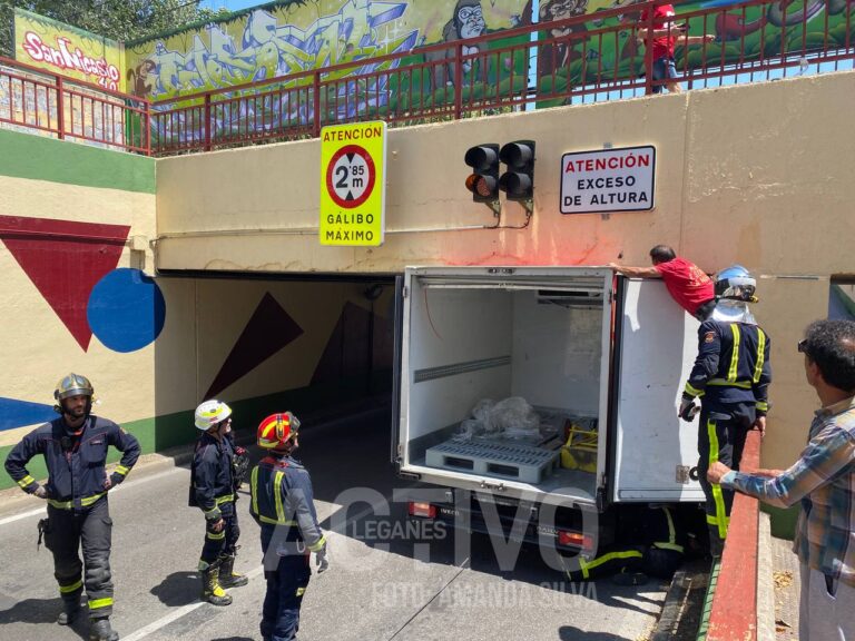 Leganés instalará un gálibo en el Puente tragacamiones