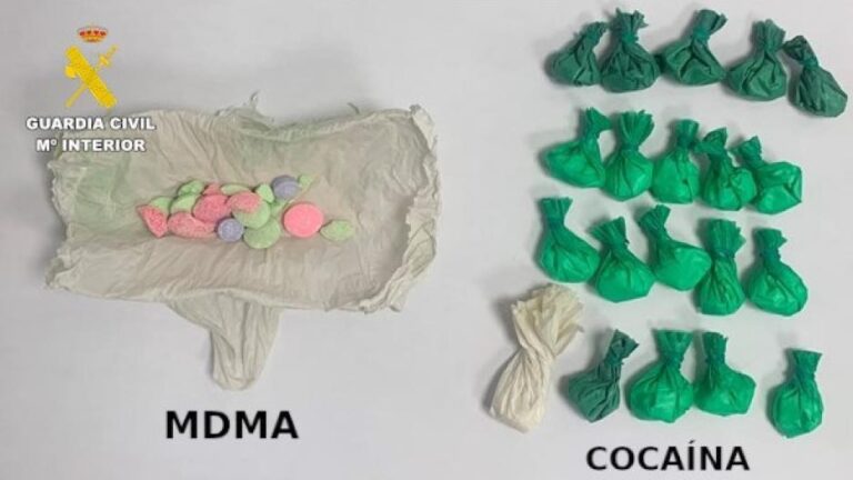 Detenido un vecino de Leganés con cocaína y éxtasis en su coche