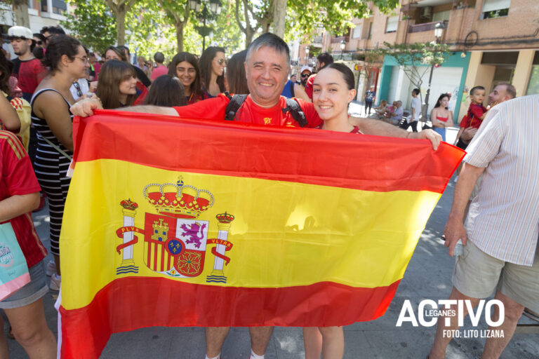 Galería | Leganés estalla ante la victoria de España en el Mundial femenino