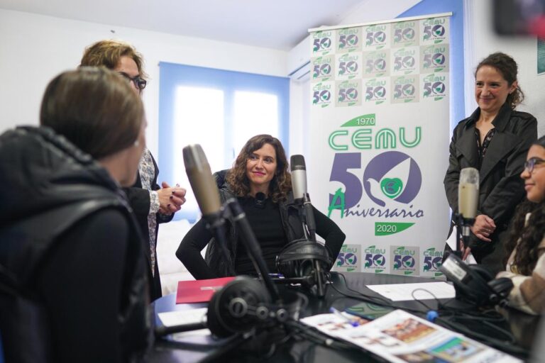Isabel Díaz Ayuso visita la CiudadEscuela de los Muchachos de Leganés