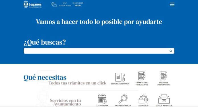 web municipal leganes