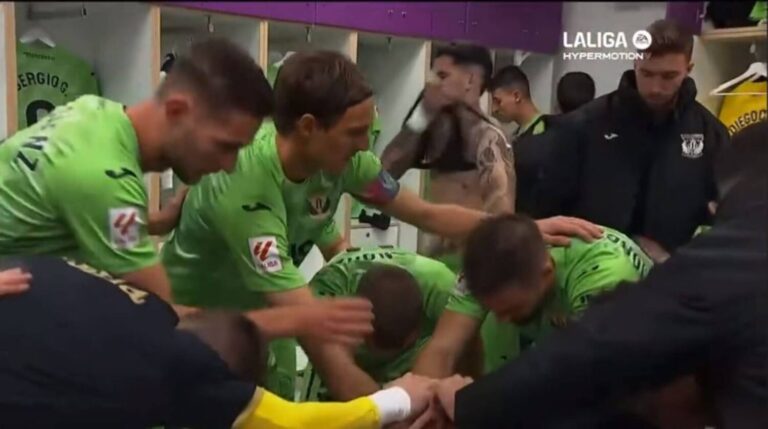 La arenga viral de Sergio González antes del Valladolid – CD Leganés
