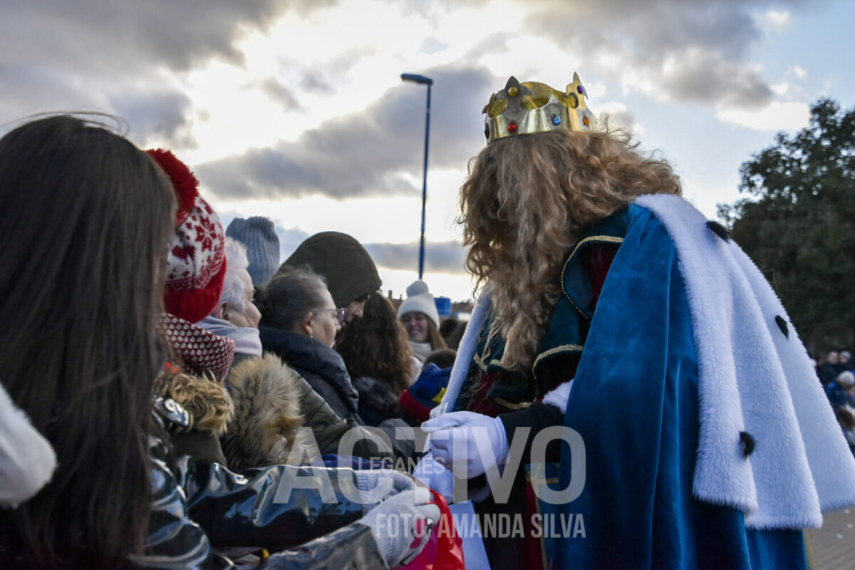 Reyes Magos de Leganés helicóptero