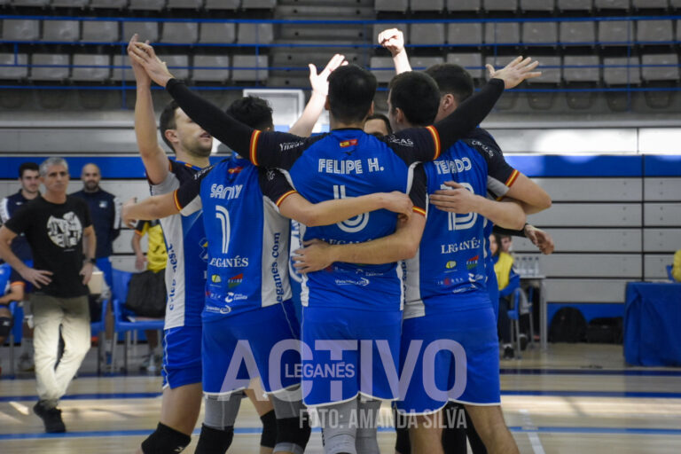 El Voleibol Leganés roza el doblete en los play-off de ascenso
