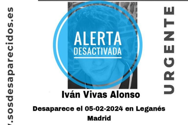 Localizado el joven de 17 años desaparecido en Leganés