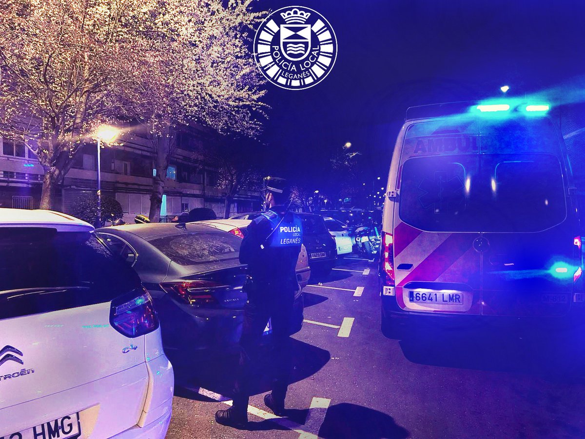 policia local ambulancia leganes
