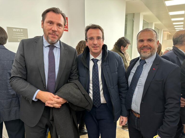 El Ministro de Transportes, Óscar Puente, visita Leganés