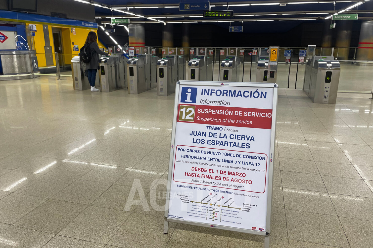 cierre de Metrosur