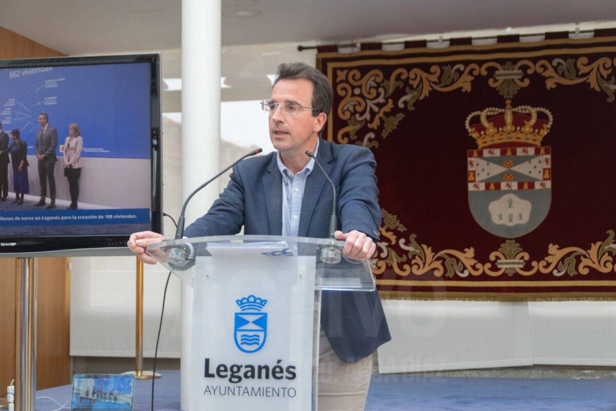 miguel angel recuenco alcalde de leganes rueda de prensa 