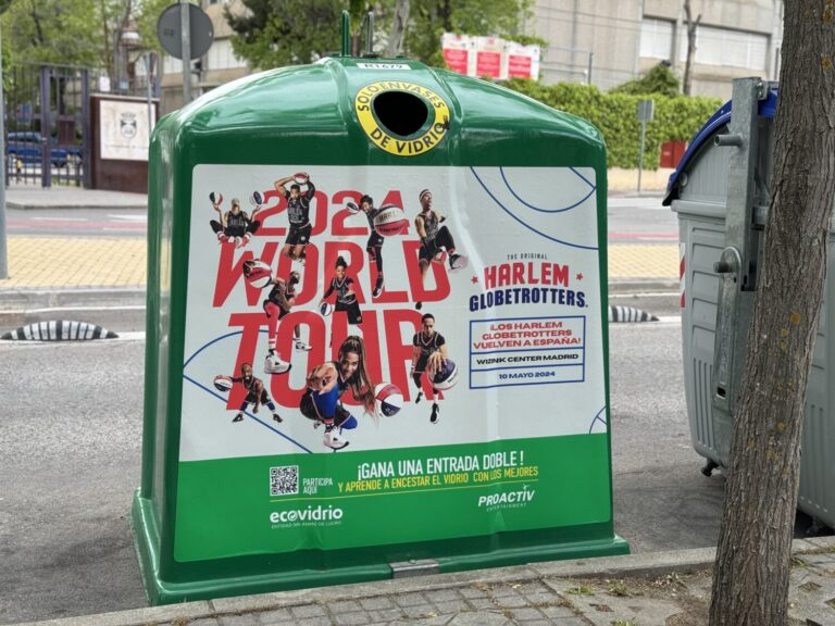 El Ayuntamiento sortea entradas para los Globetrotters por reciclar vidrio