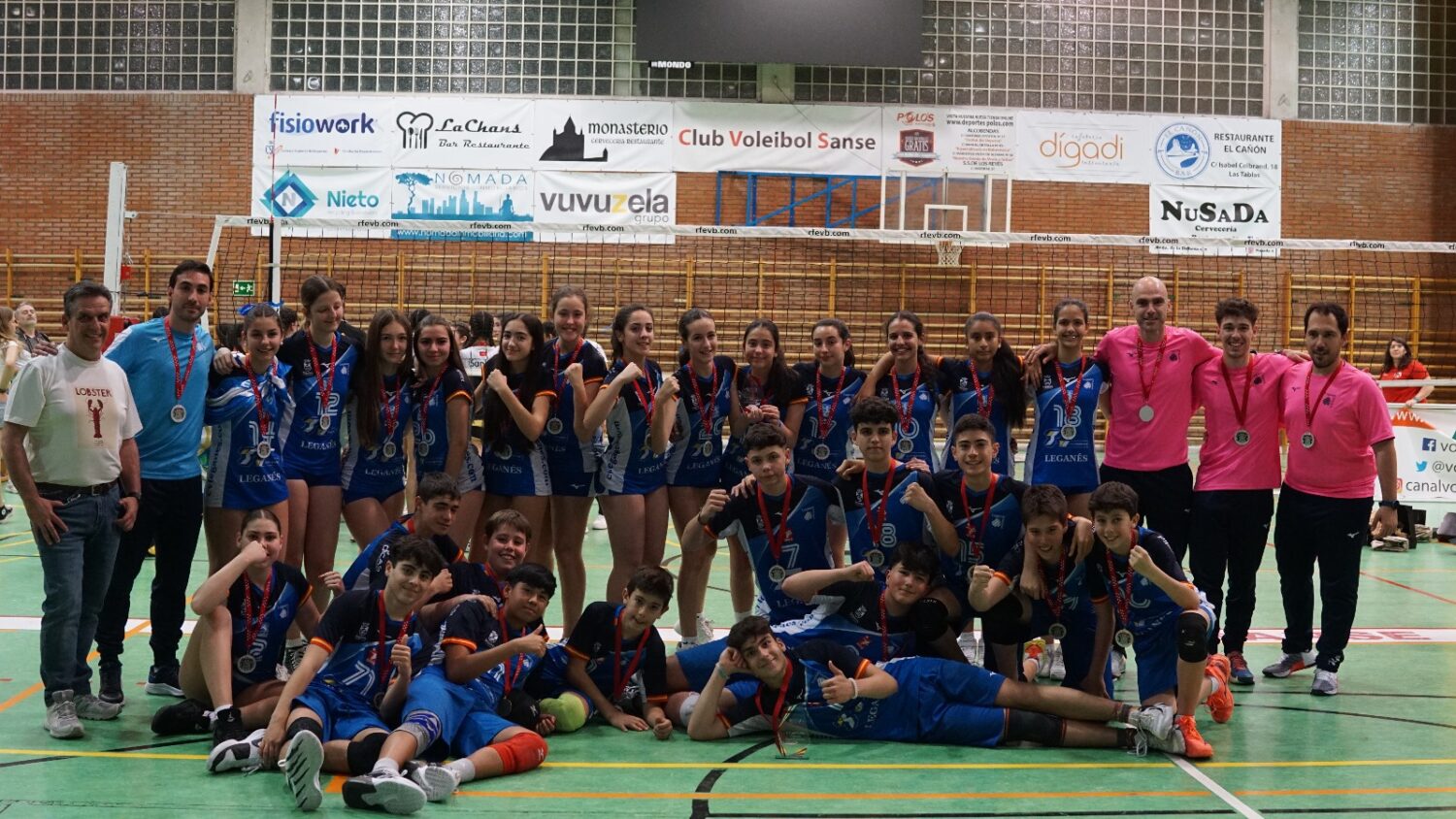 infantil medallas voleibol leganes