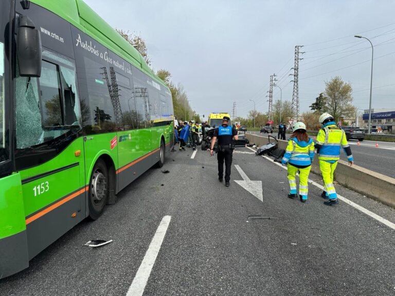 Grave accidente mortal en Leganés se salda con 3 fallecidos