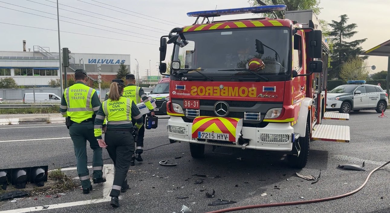 accidente m406 leganes