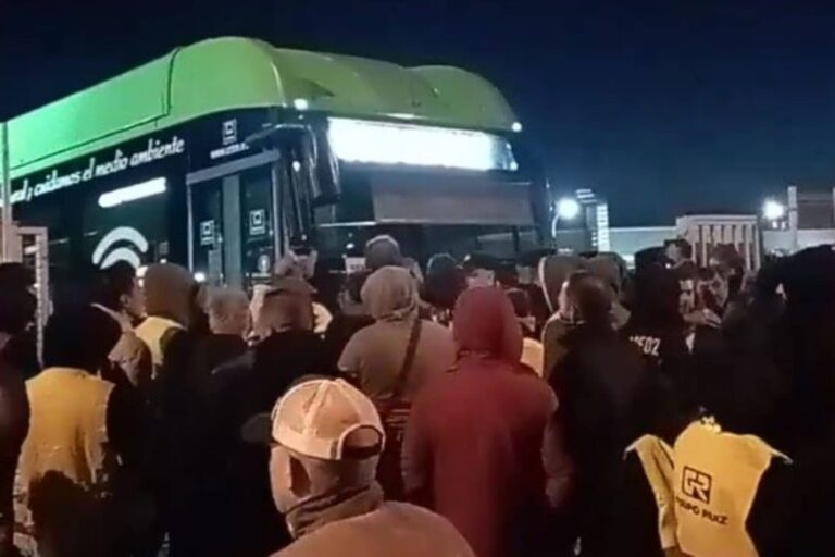 La plantilla de autobuses en huelga se movilizará en la Asamblea de Madrid