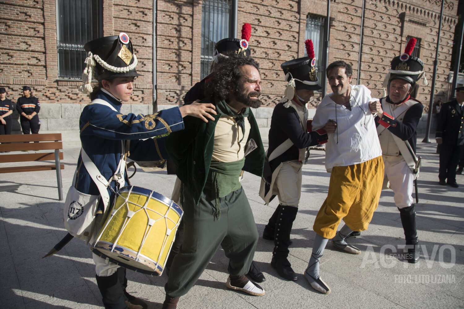 recreación histórica Hermanos Rejón en Leganés 2 de mayo