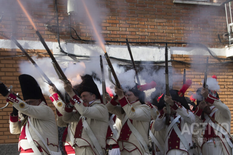 Leganés retrocede a 1808 para una recreación histórica: en imágenes