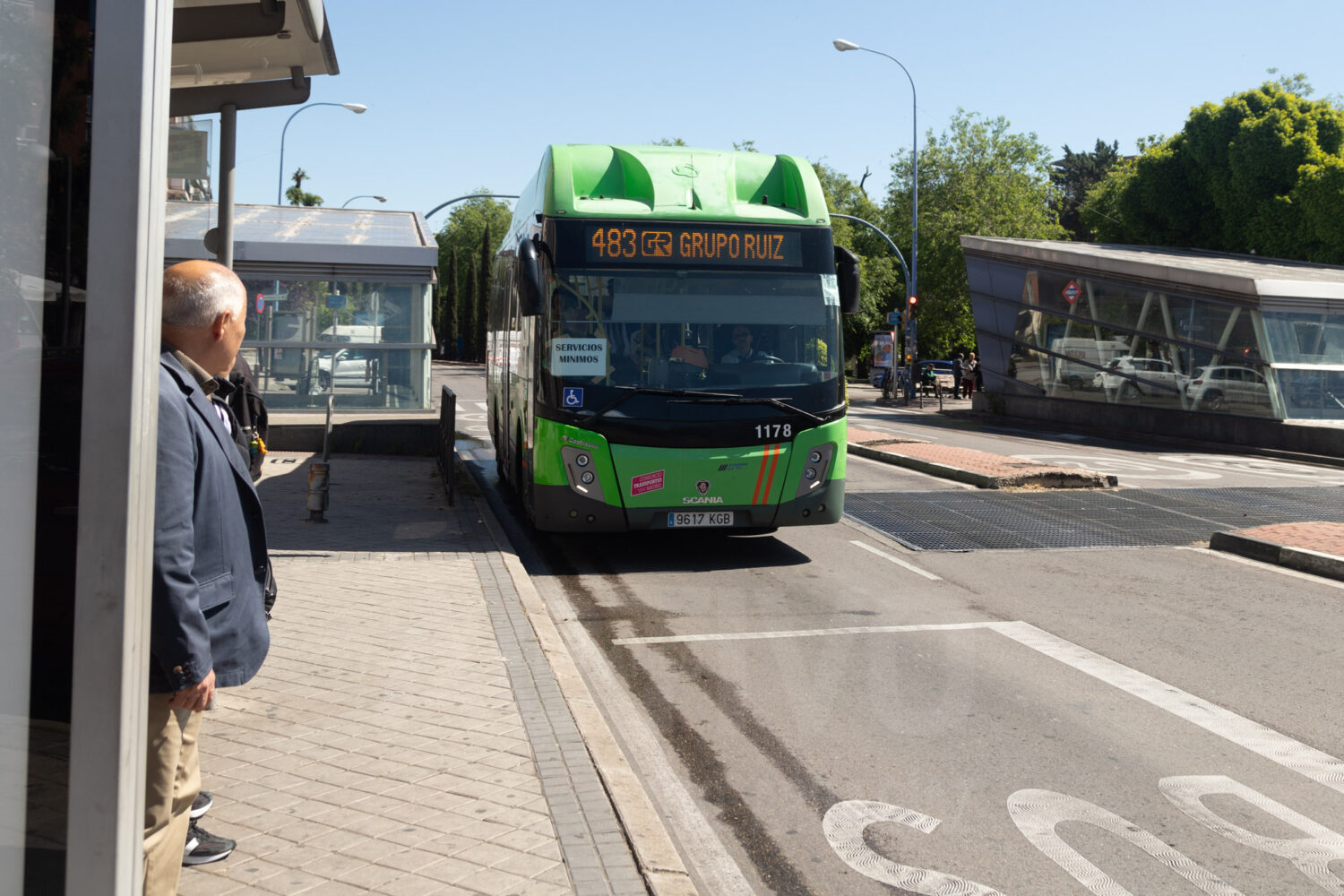 huelga de autobus leganes