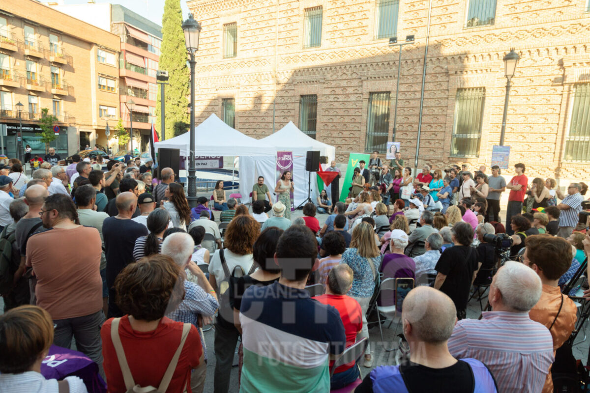 mitin podemos elecciones europeas leganes