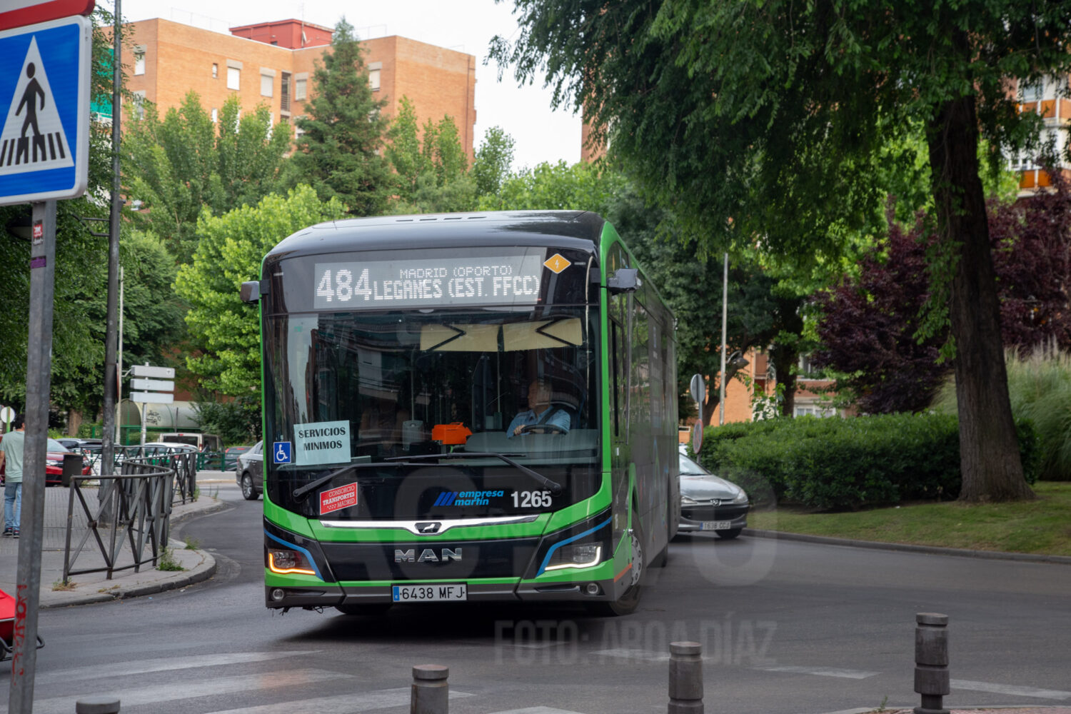 huelga de autobus leganes