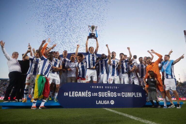 Los 15 momentazos de la celebración del ascenso del CD Leganés