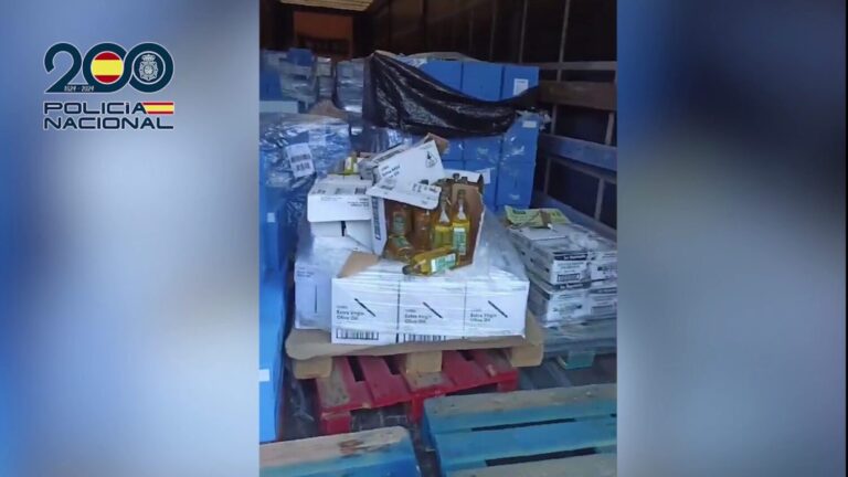 Desmantelan en Leganés una nave almacén con más de un millón de euros en productos robados