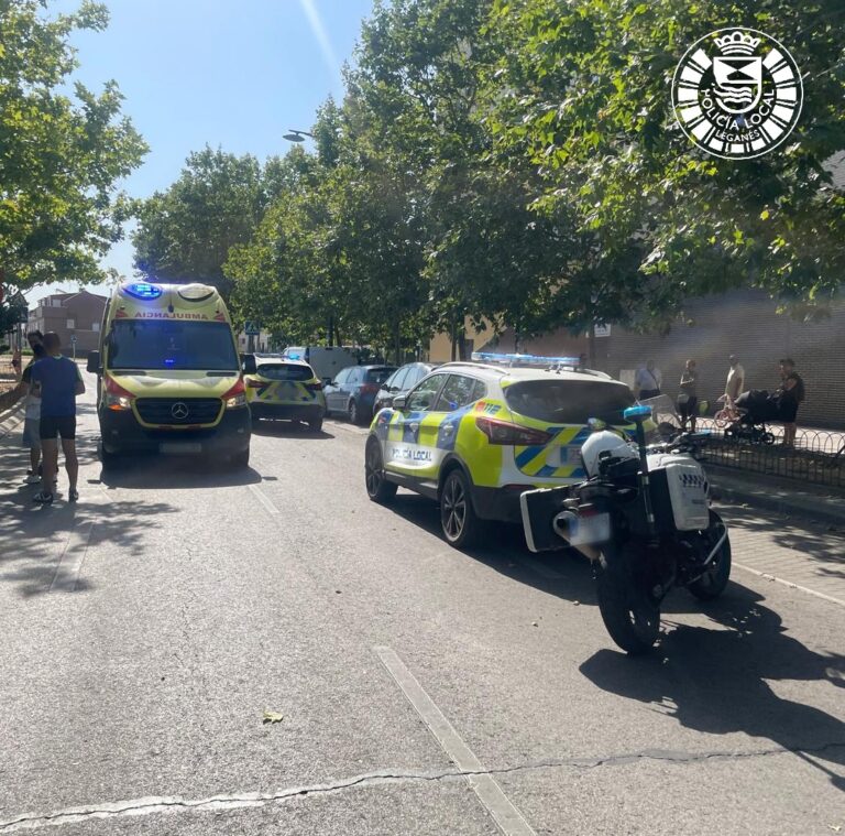 La Policía de Leganés salva a un bebé de un fallo respiratorio