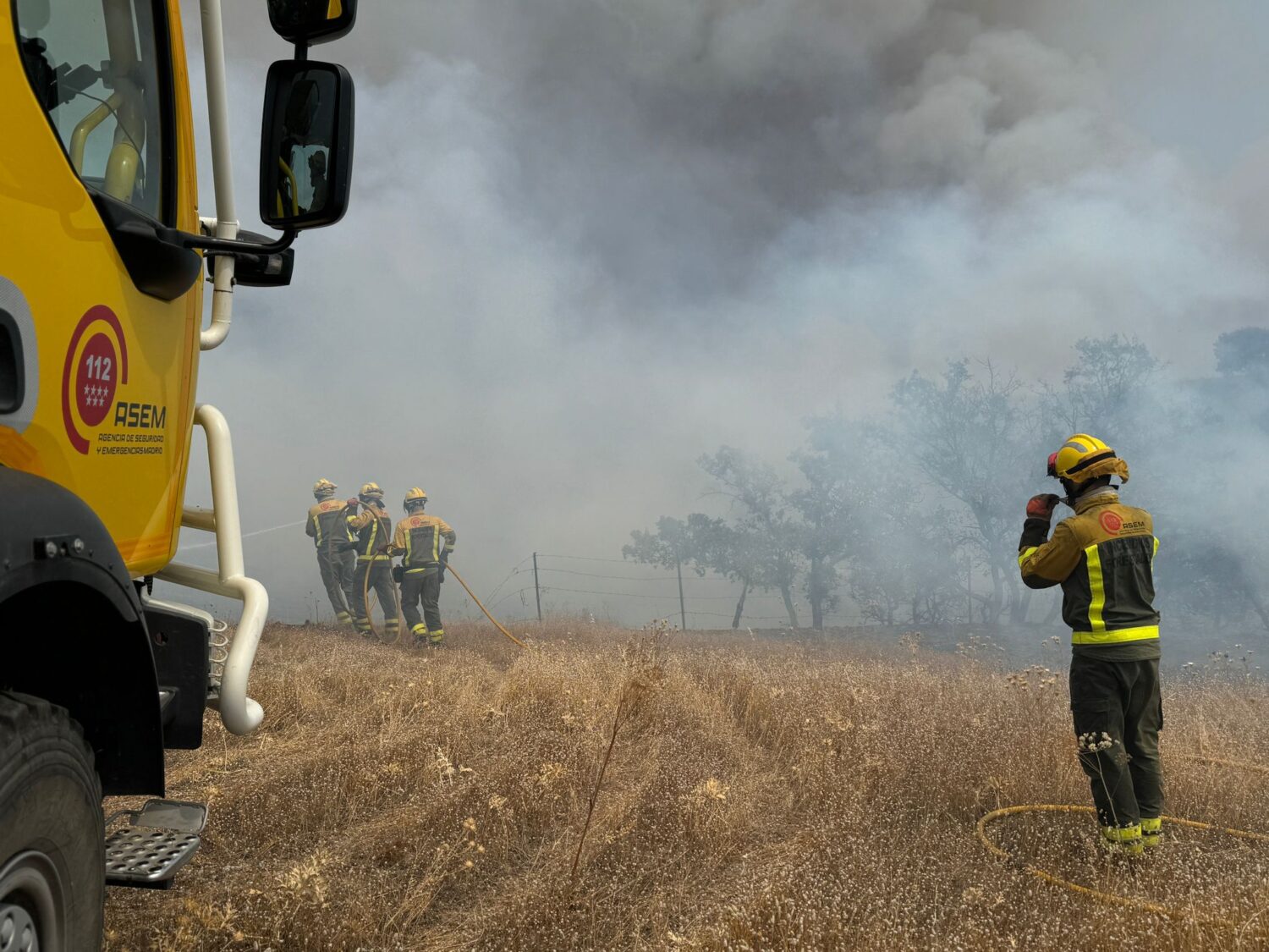 incendio forestal tres cantos