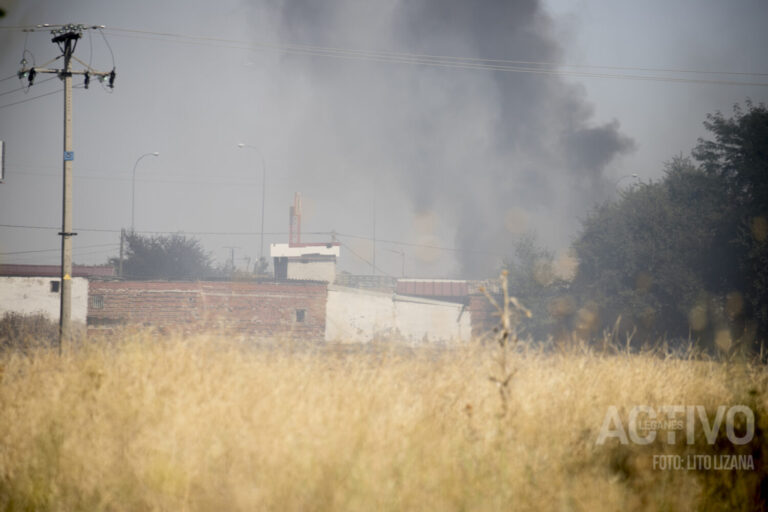 Un incendio en Leganés Norte afecta a una infravivienda