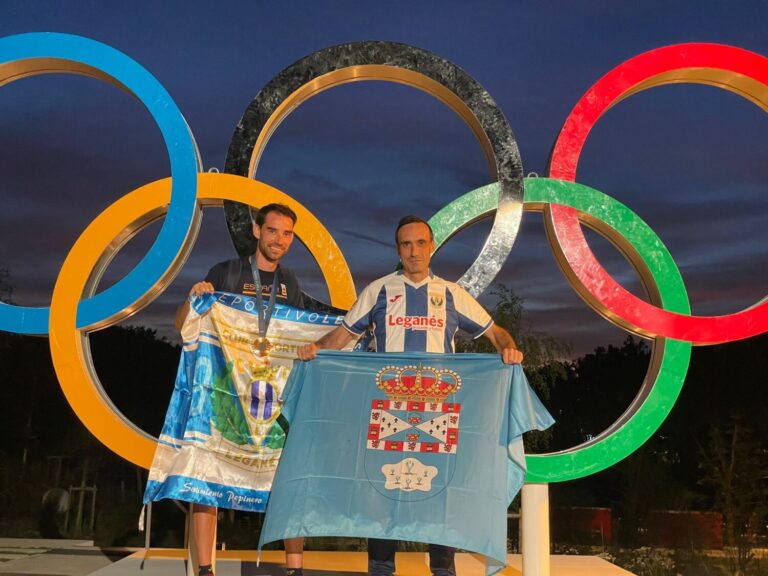 El mensaje del medallista olímpico, Álvaro Martín, a Leganés: «Estáis logrando muchísimas cosas»