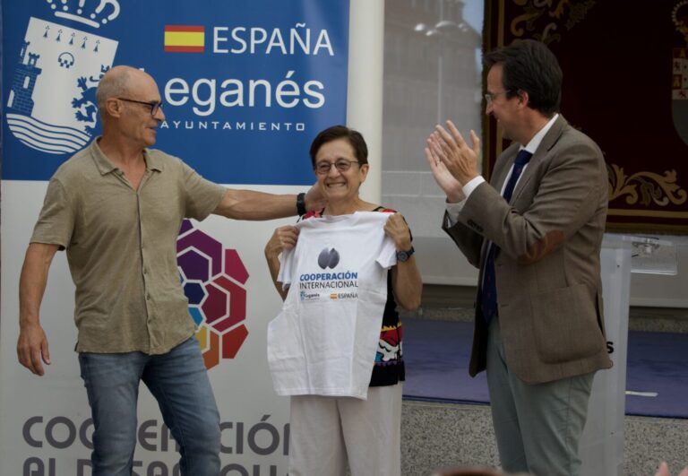 Leganés homenajea a Pilar Llerena con motivo del Día Internacional del Cooperante