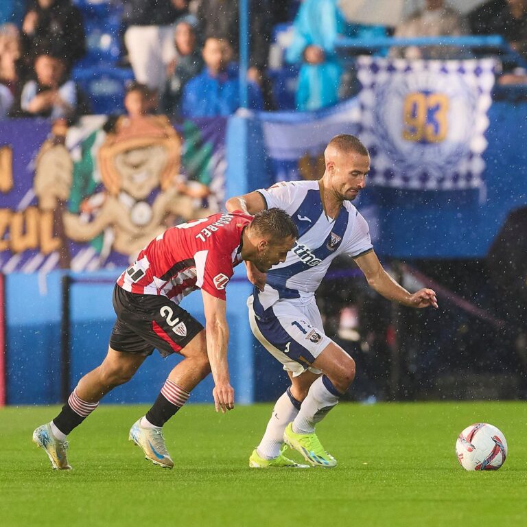 El CD Leganés no puede ante un Athletic que se hizo fuerte bajo la lluvia