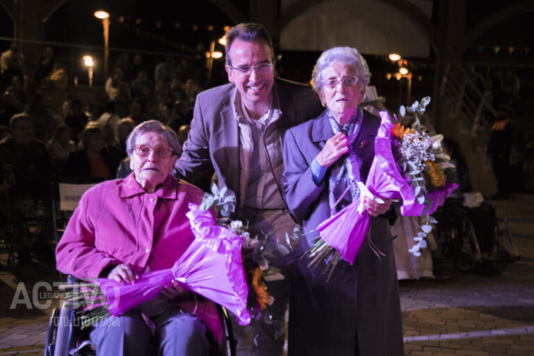 Leganés homenajea a dos vecinas centenarias: «Es un lujo»