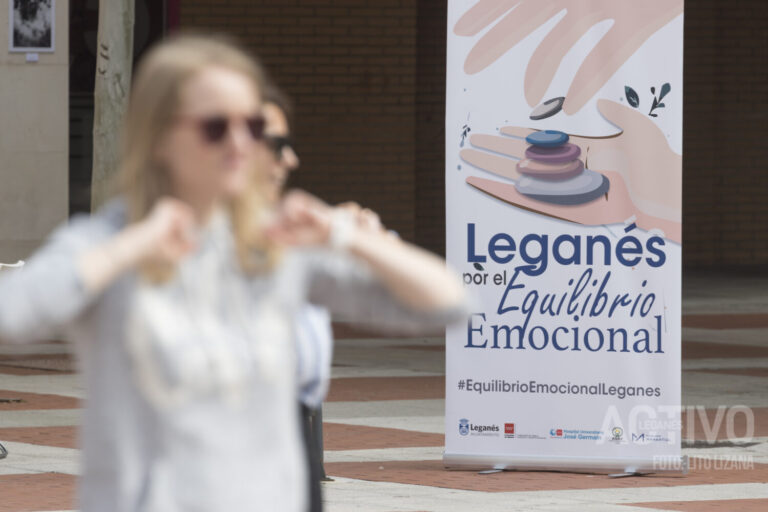 Exposiciones, zumba y un ‘mapa emocional’, la salud mental sale a la calle en Leganés