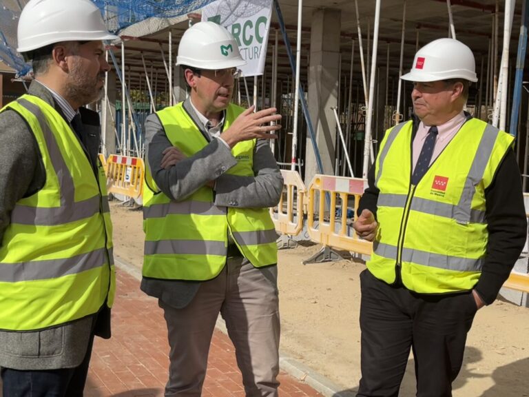 Avanzan las obras del centro cívico de Arroyo Culebro de Leganés