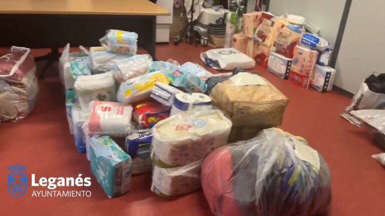Leganés se vuelca con Paiporta tras la DANA: 100.000 kg de ayuda